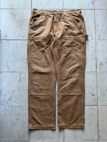 CARHARTT DOUBLE KNEES WORK PANTS - 38x34