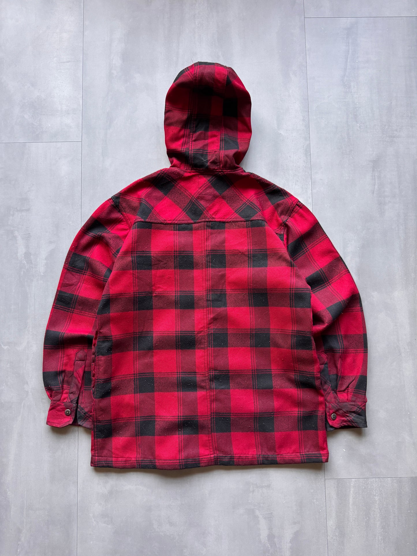 VINTAGE DICKIES RED FLANNEL JACKET - M