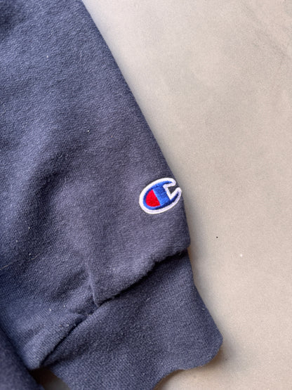 VINTAGE CHAMPION BYU NAVY SWEATER - L