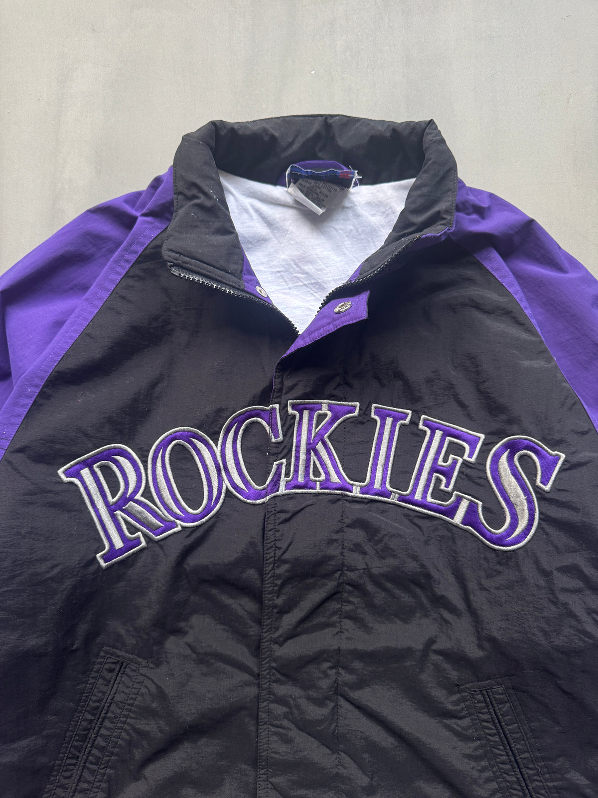 VINTAGE MLB COLORADO ROCKIES JACKET - M