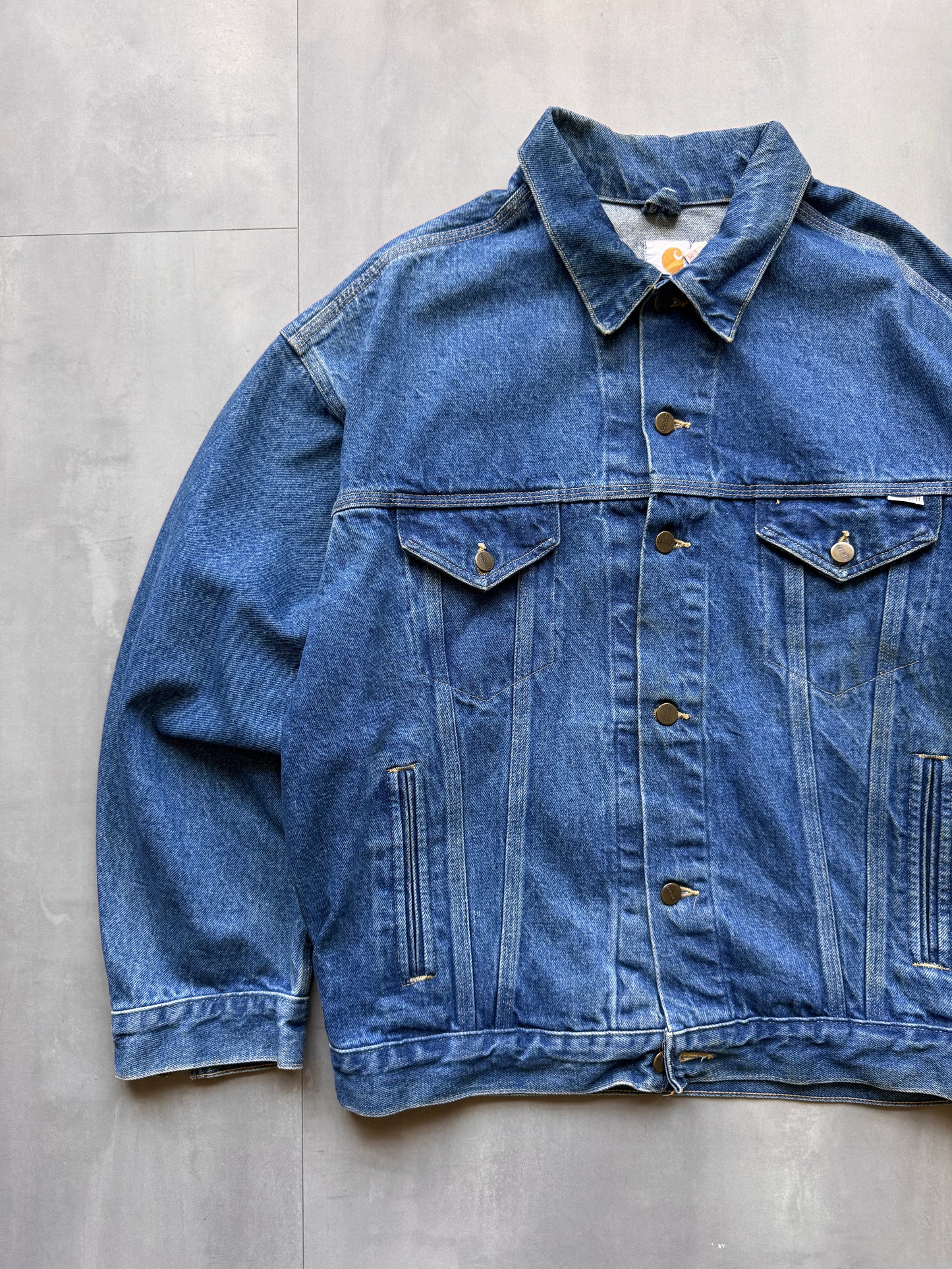 VINTAGE CARHARTT DENIM JACKET - XL