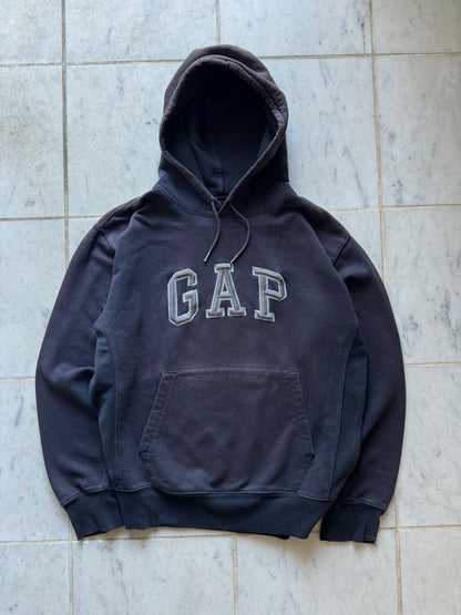 GAP FADED DARK GREY HOODIE - LARGE