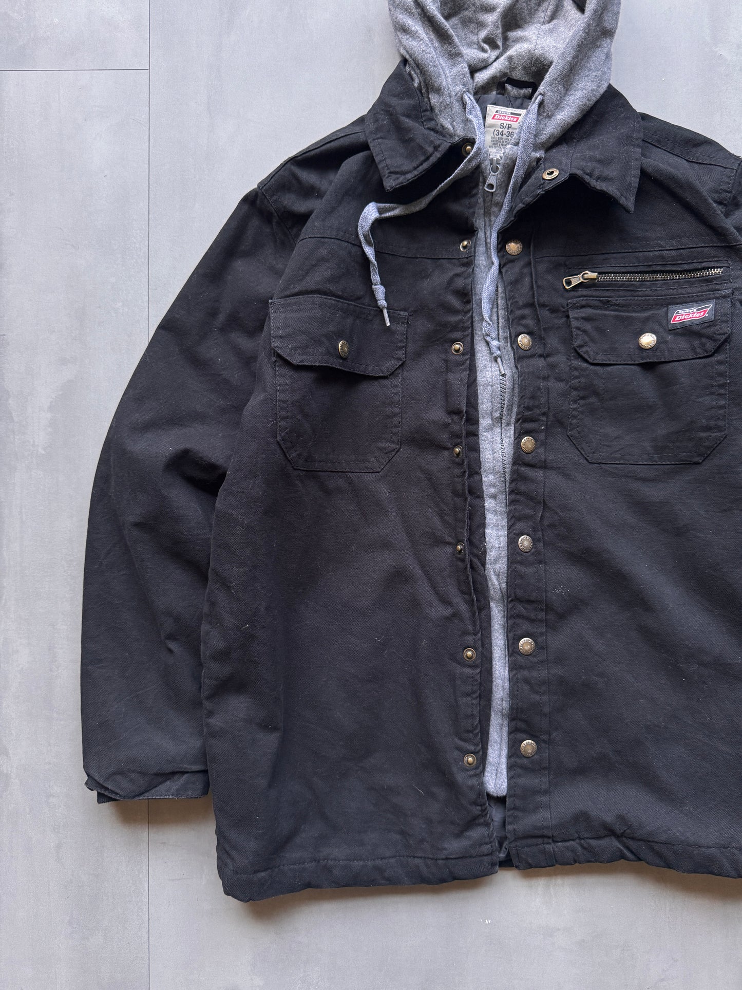 VINTAGE DICKIES BLACK JACKET - S