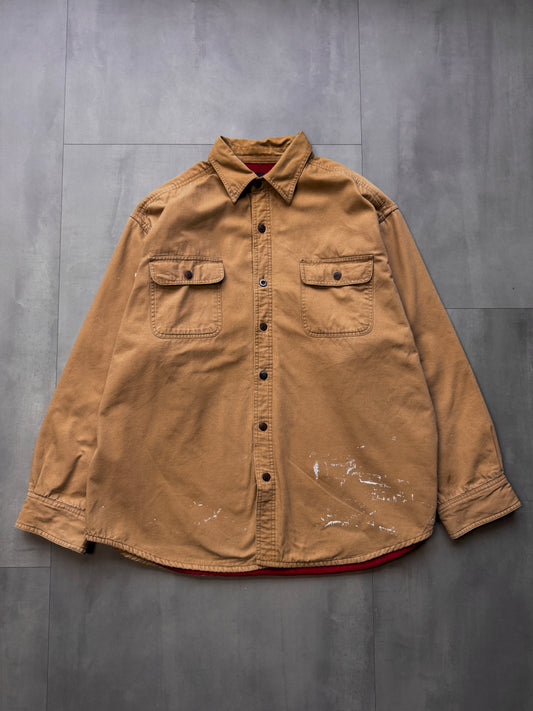 VINTAGE TAN WORK JACKET - XXLARGE