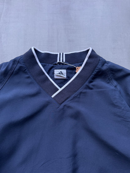 VINTAGE ADIDAS NAVY WINDBREAKER - M