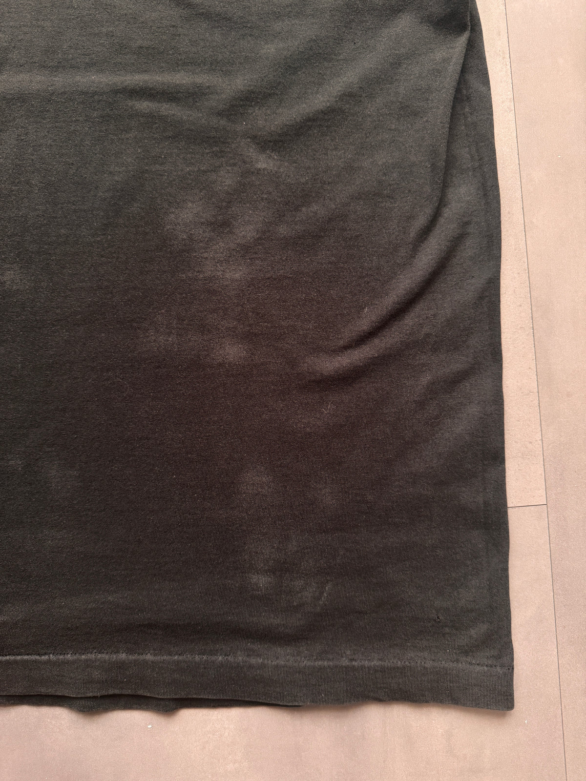 VINTAGE YMCA BLACK TEE - XL