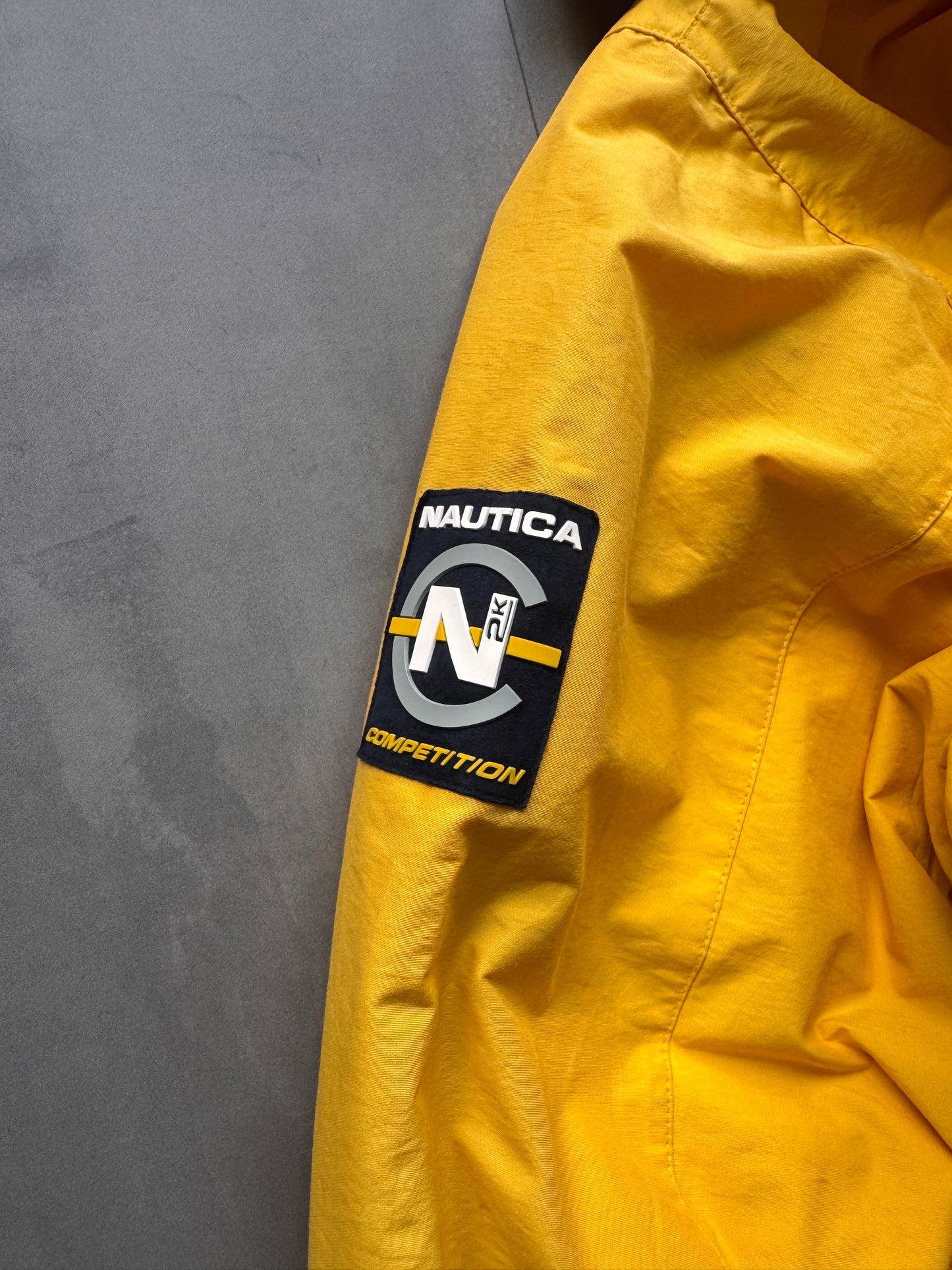 VINTAGE NAUTICA COMPETITION REVERSIBLE FLEECE LINED JACKET - XL