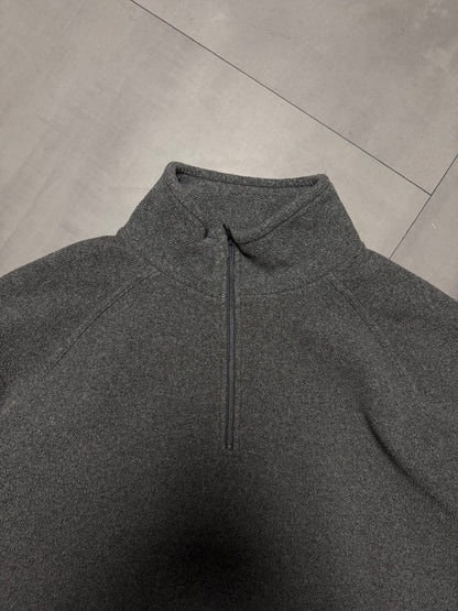 CARHARTT GREY 1/4 ZIP FLEECE - SMALL