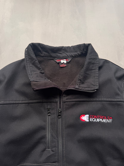 VINTAGE TOUGH DUCK FLEECE LINED WORK JACKET - L