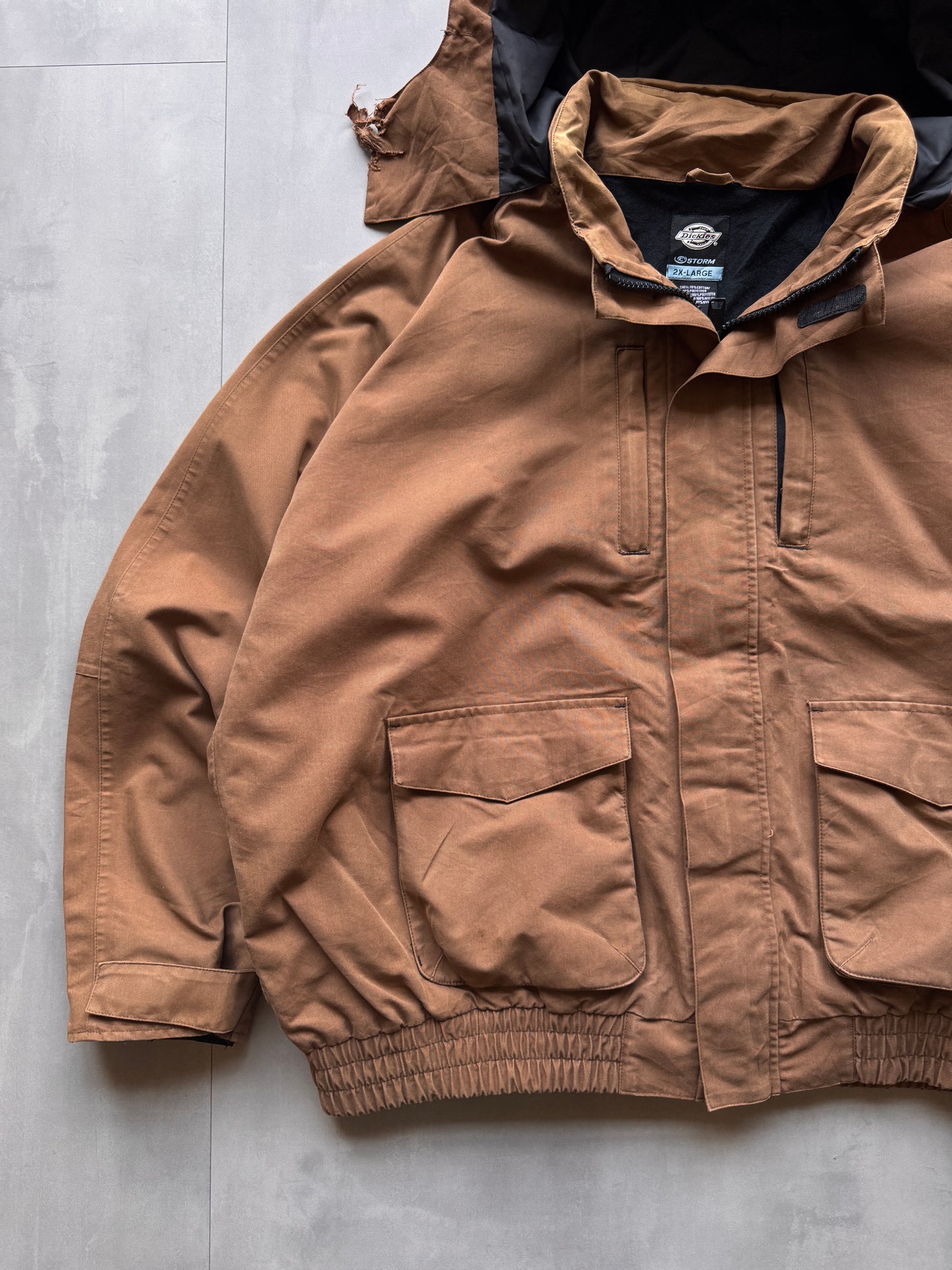 VINTAGE DICKIES BROWN JACKET - XL