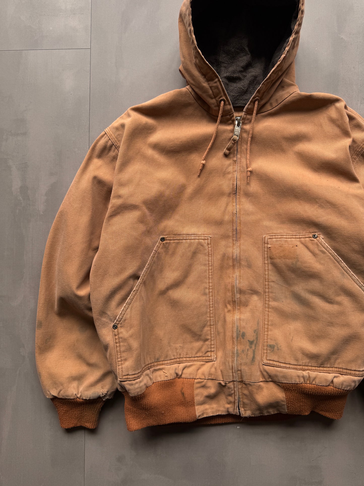 VINTAGE BIG SMITH TAN ACTIVE JACKET - L