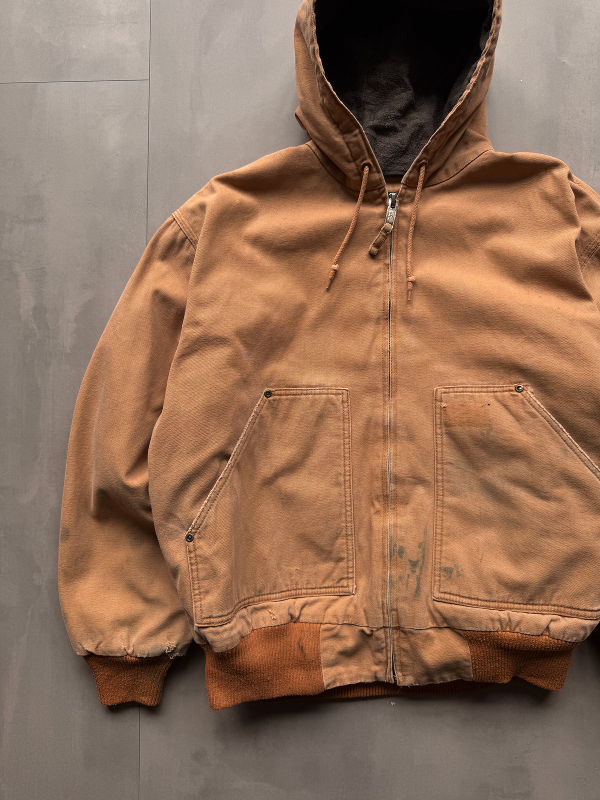 VINTAGE BIG SMITH TAN ACTIVE JACKET - L
