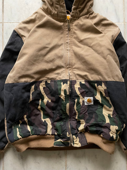 CARHARTT REWORKED MILITARY ACTIVE JACKET - LARGE