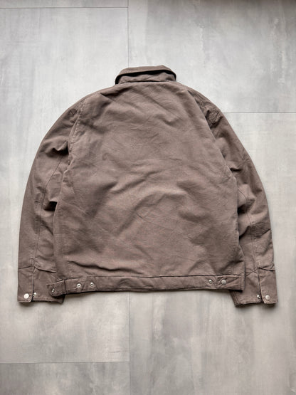 VINTAGE GREY WORK JACKET - XLARGE