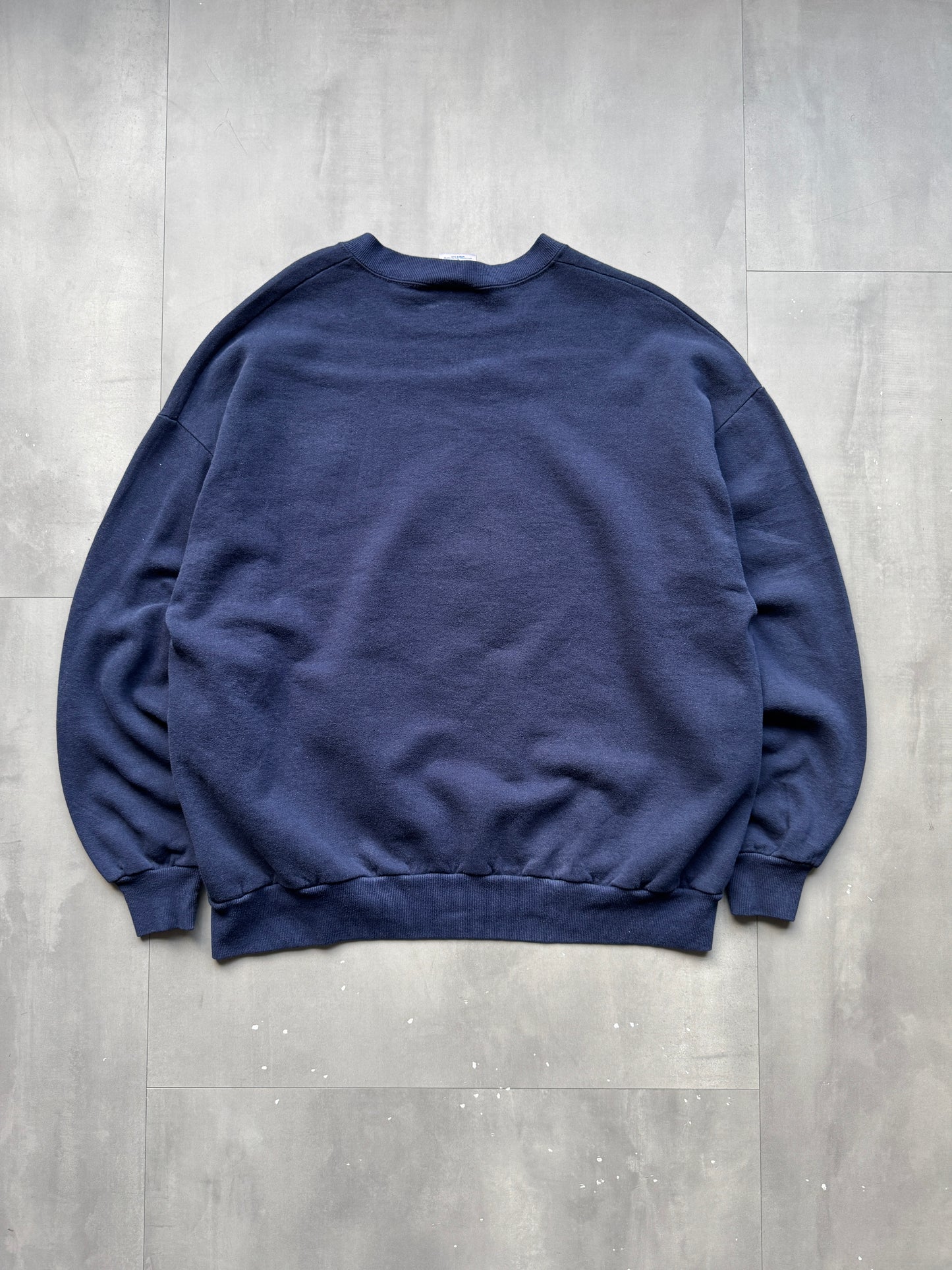 VINTAGE KANSAS JAYHAWKS NAVY SWEATER - L