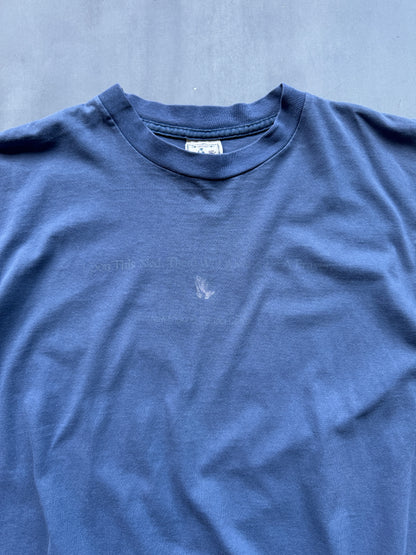VINTAGE HOLY SHIT BLUE T-SHIRT - XL