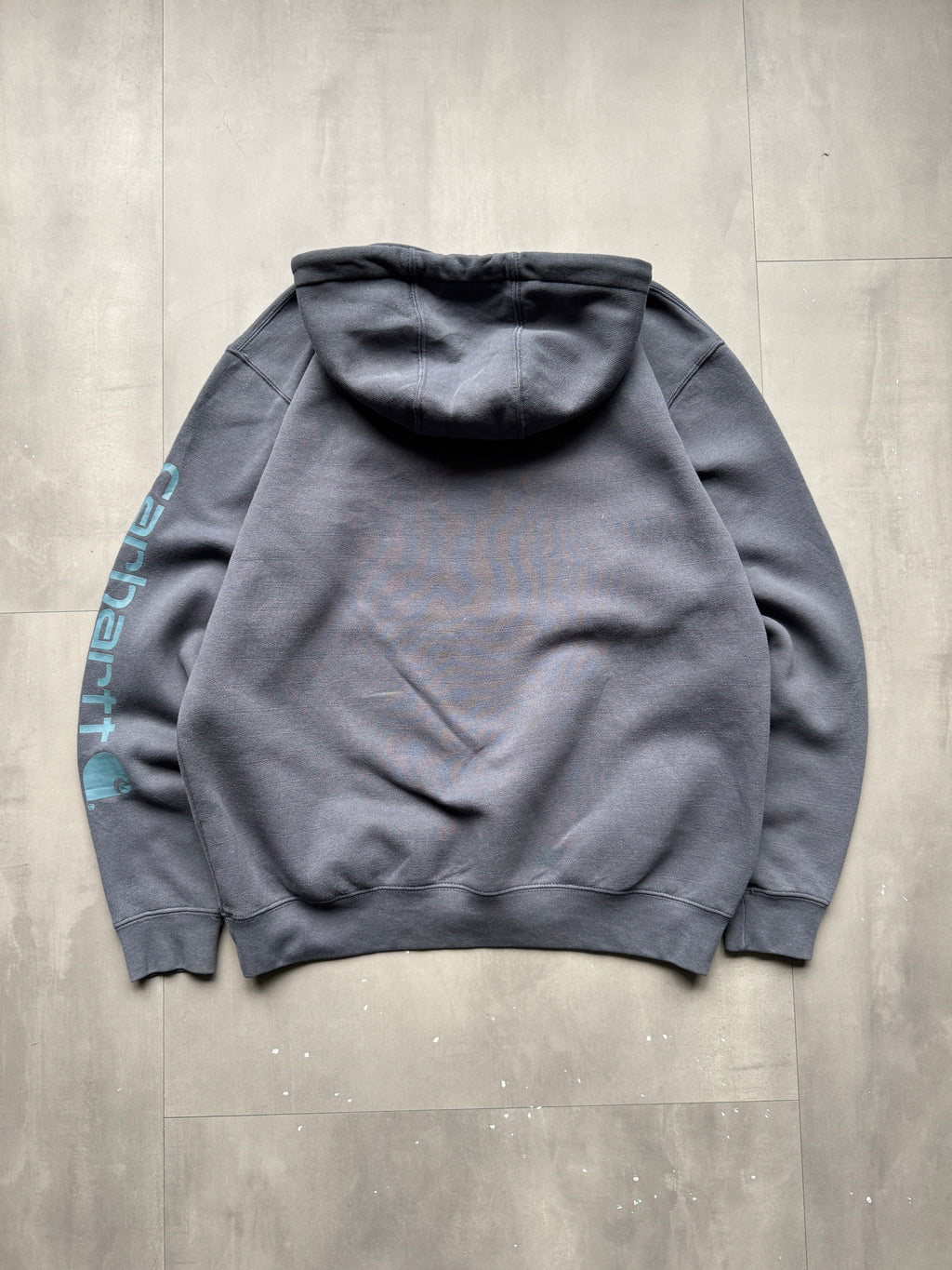 VINTAGE CARHARTT GREY HOODIE - L