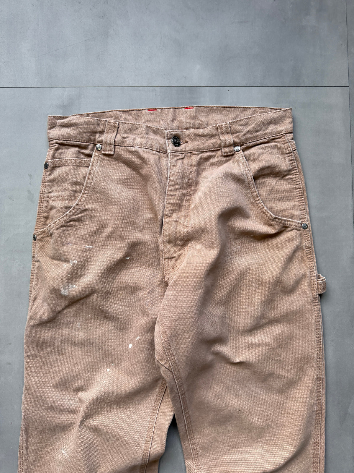 VINTAGE CRAFTSMAN LIGHT BROWN CARPENTER PANTS - 32