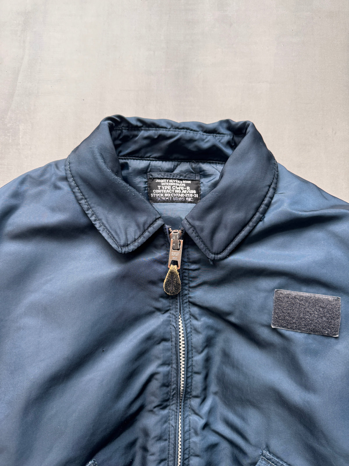VINTAGE SCHOTT NYC NAVY TYPE CWU-R BOMBER JACKET - XL