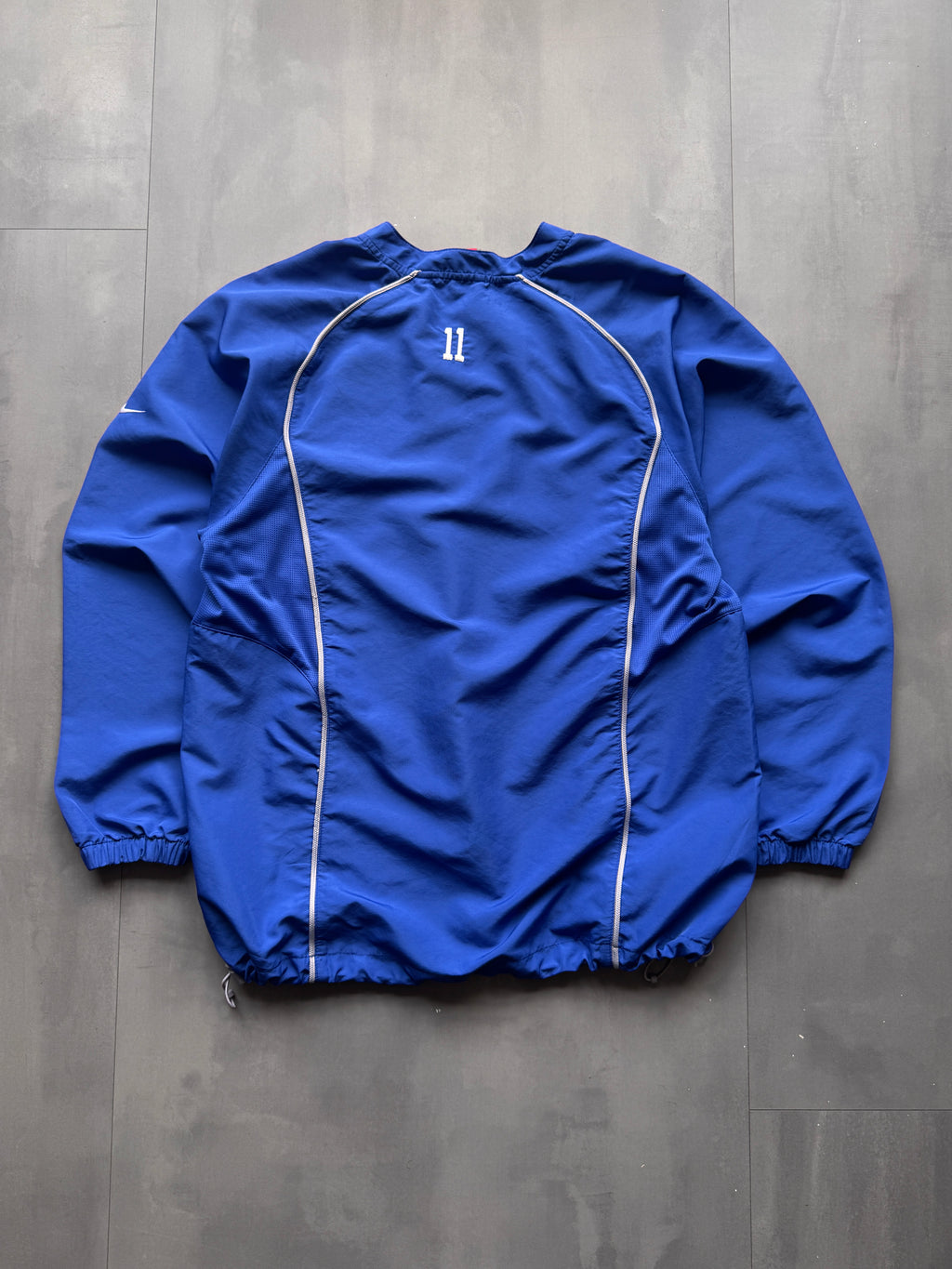 VINTAGE NIKE EASTLAKE TITANS BLUE WINDBREAKER - M