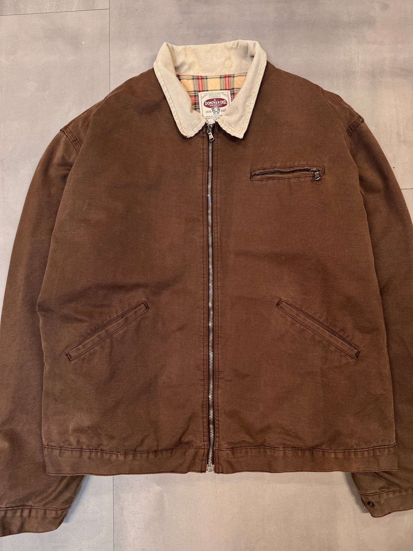 DONOVAN BROWN DETROIT WORK JACKET - XLARGE