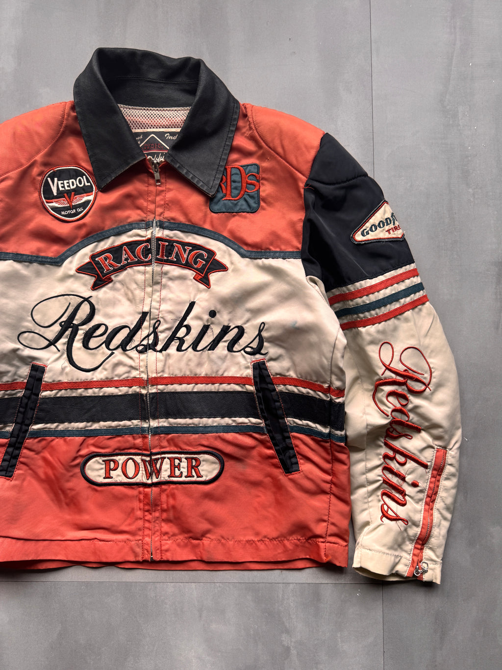 VINTAGE REDSKINS RACING JACKET - M