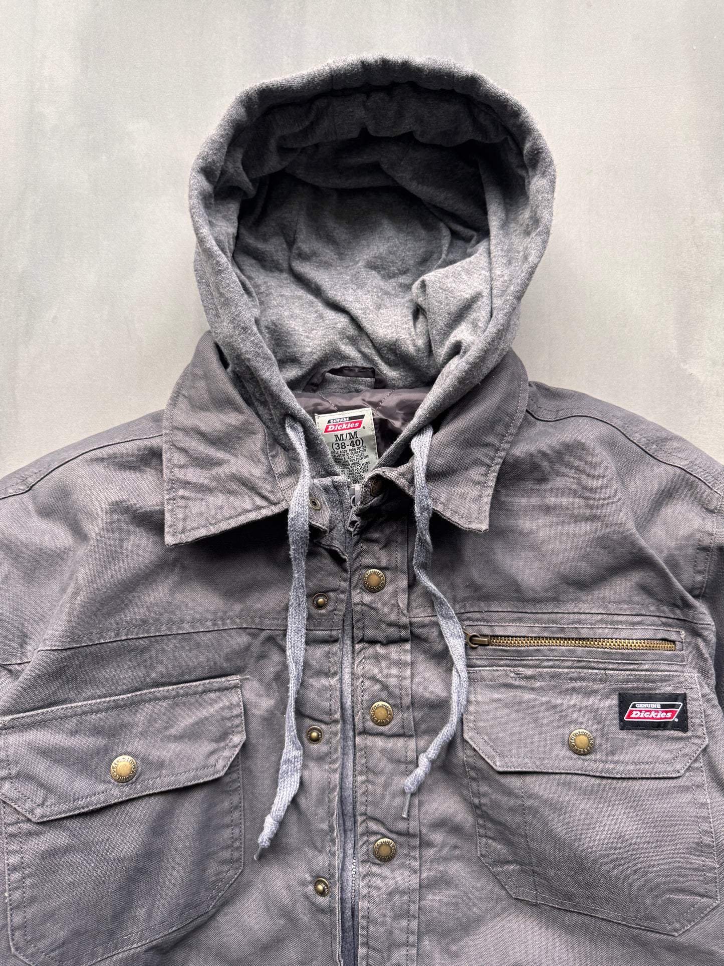 VINTAGE DICKIES GREY JACKET - M
