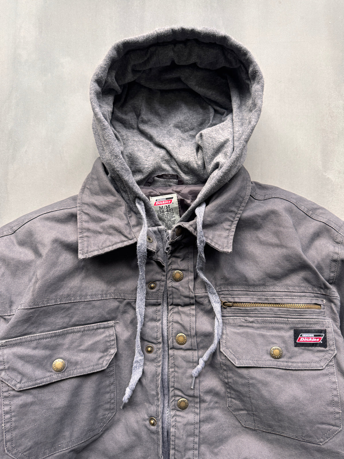 VINTAGE DICKIES GREY JACKET - M