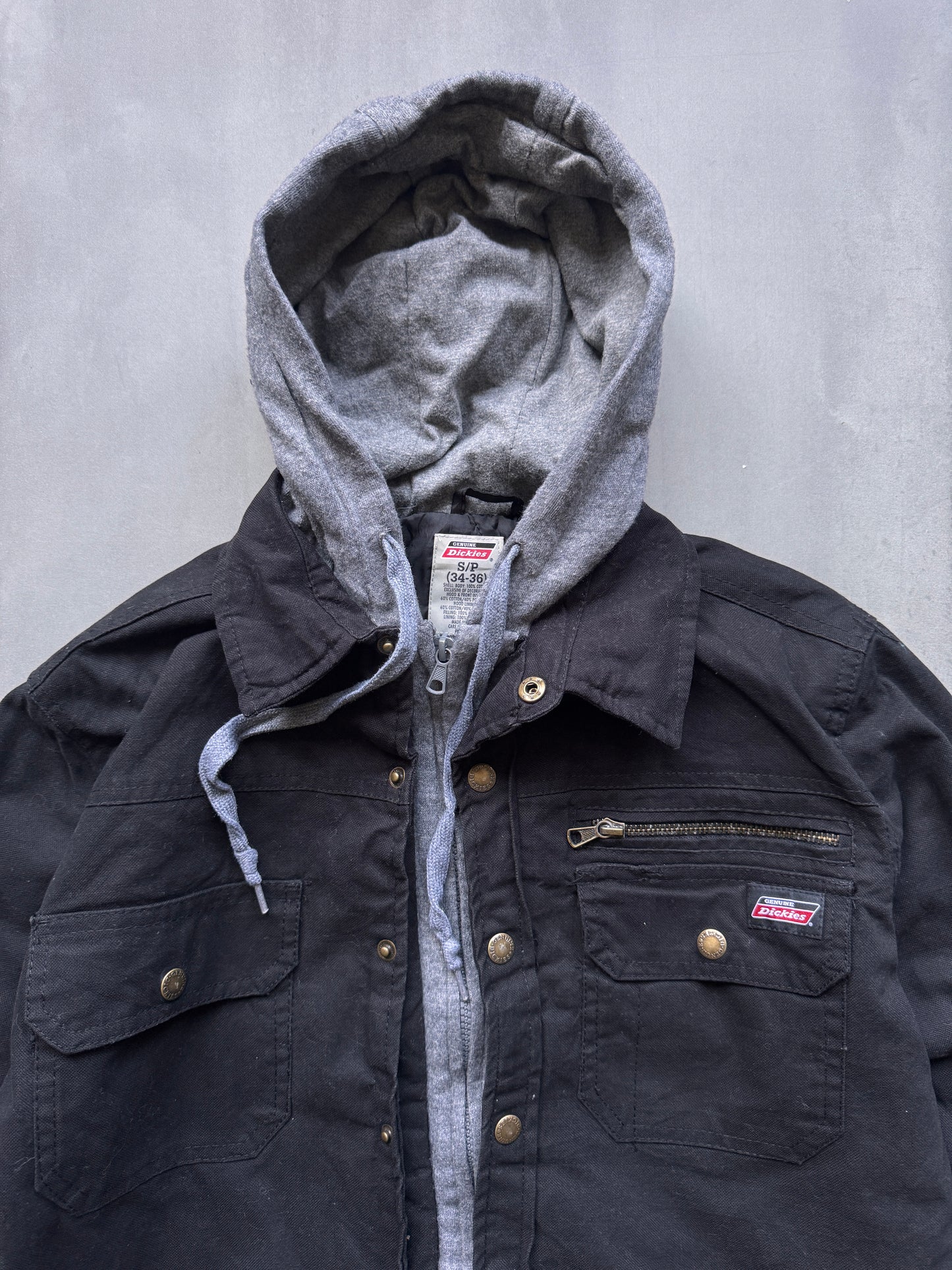VINTAGE DICKIES BLACK JACKET - S