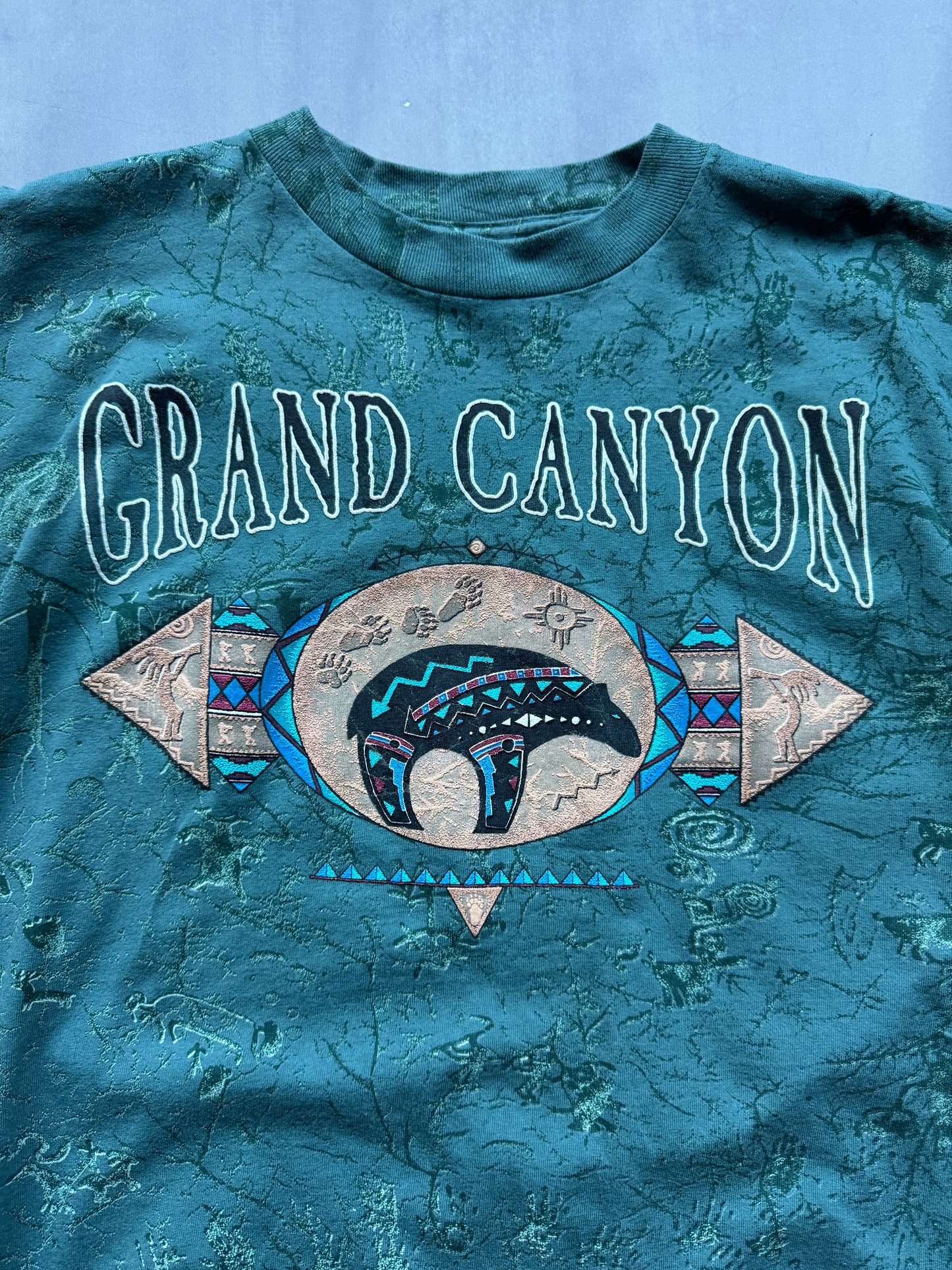 VINTAGE GRAND CANYON GREEN T-SHIRT - XL