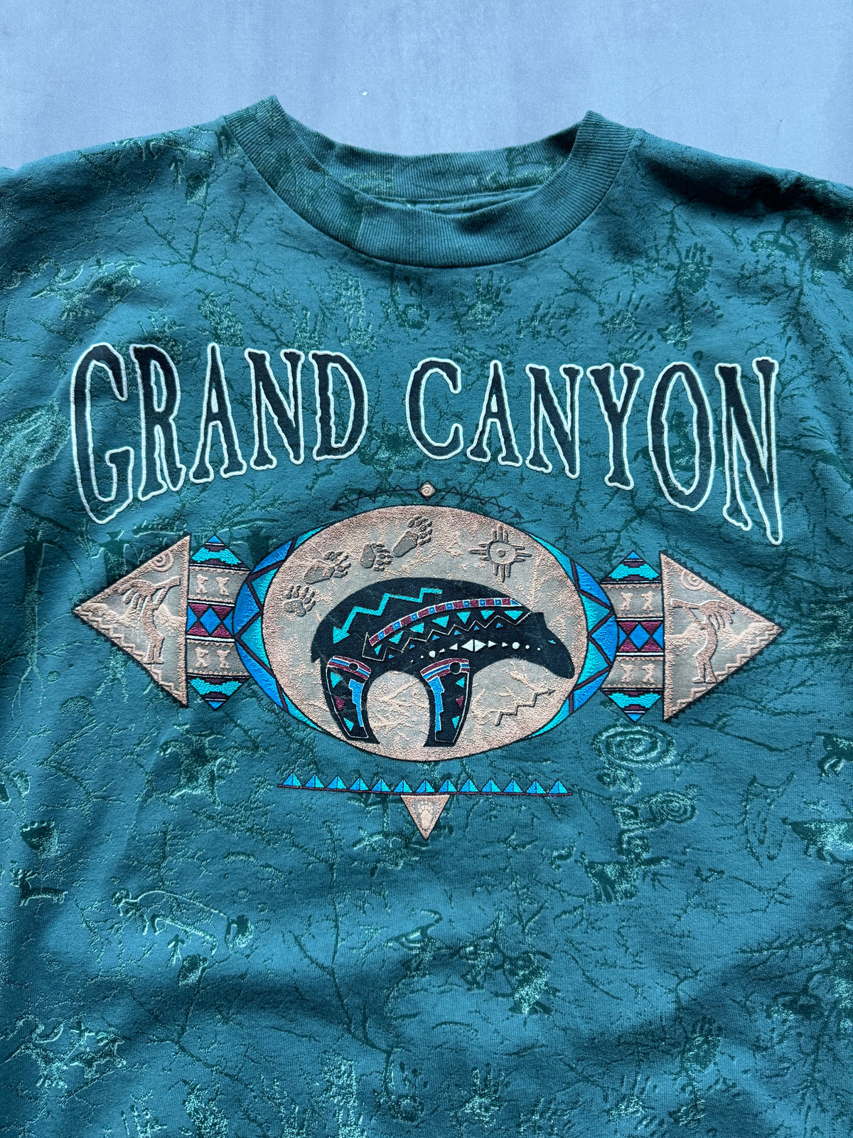 VINTAGE GRAND CANYON GREEN T-SHIRT - XL