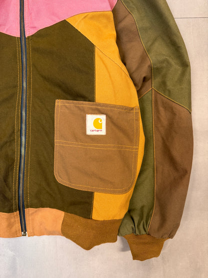 REWORKED CARHARTT ACTIVE JACKET - LARGE