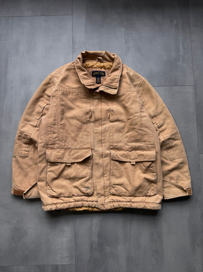 VINTAGE TAN WORK JACKET - MEDIUM/LARGE