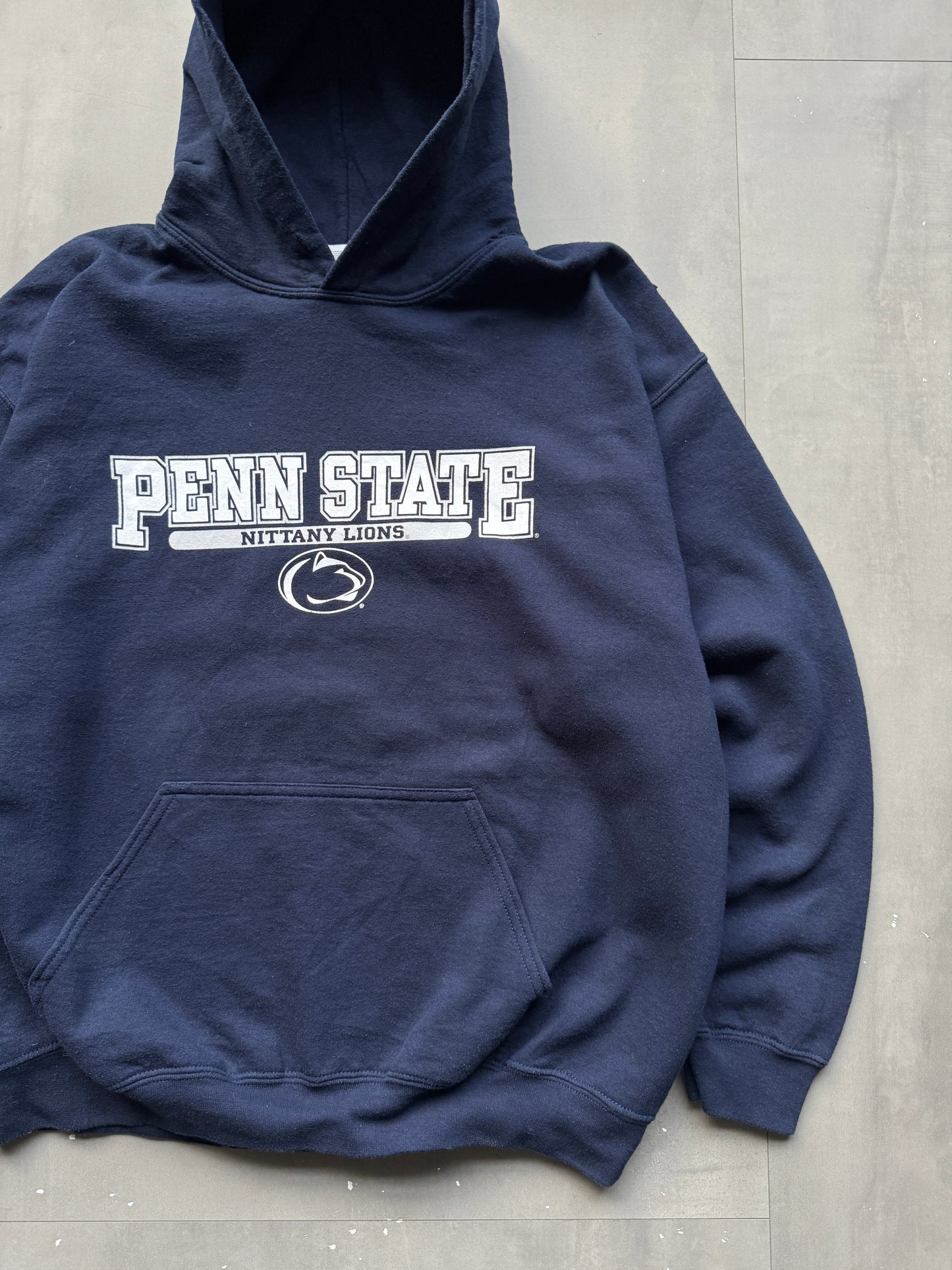 VINTAGE PENN STATE HOODIE NAVY - M