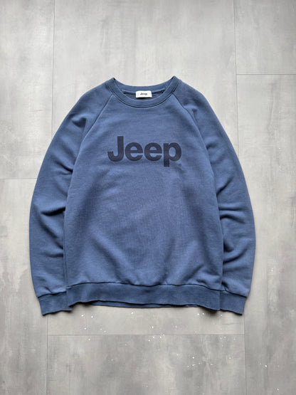VINTAGE JEEP BLUE SWEATER - S