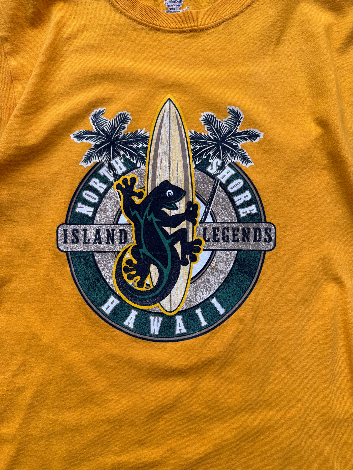 VINTAGE YELLOW HAWAII TEE - S