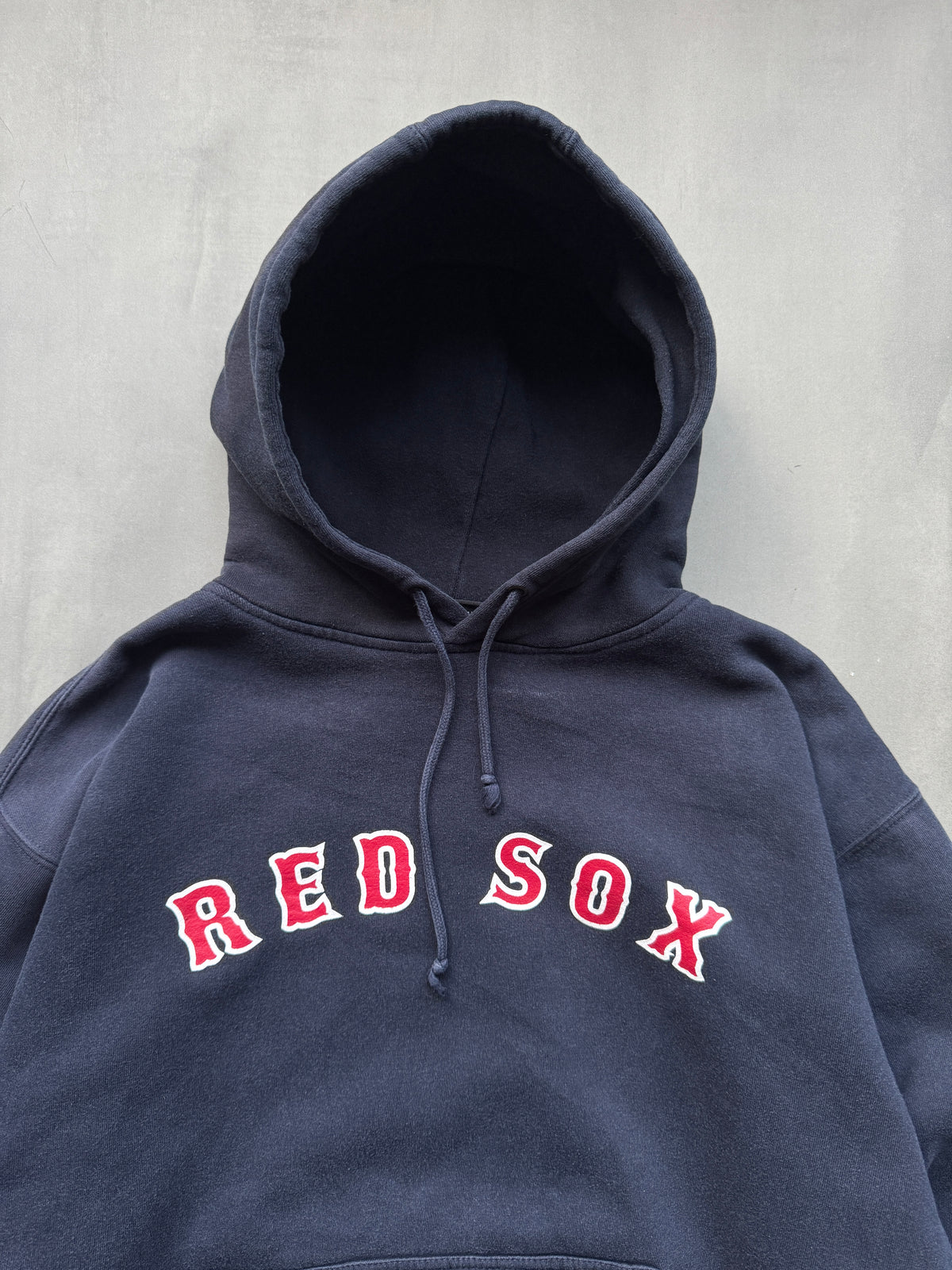VINTAGE MLB BOSTON RED SOX NAVY HOODIE - M
