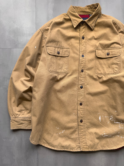 VINTAGE TAN WORK JACKET - XXL