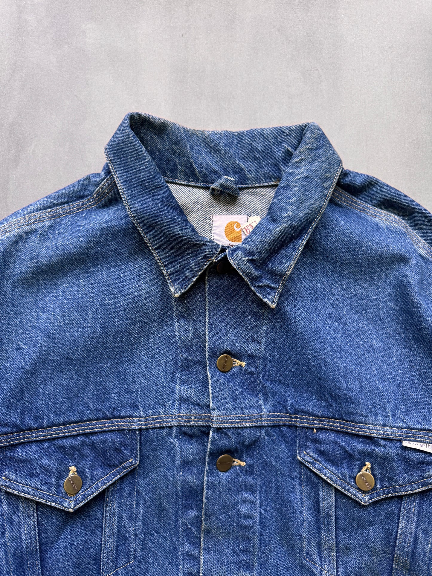 VINTAGE CARHARTT DENIM JACKET - XL