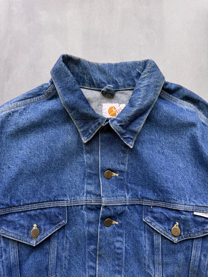 VINTAGE CARHARTT DENIM JACKET - XL