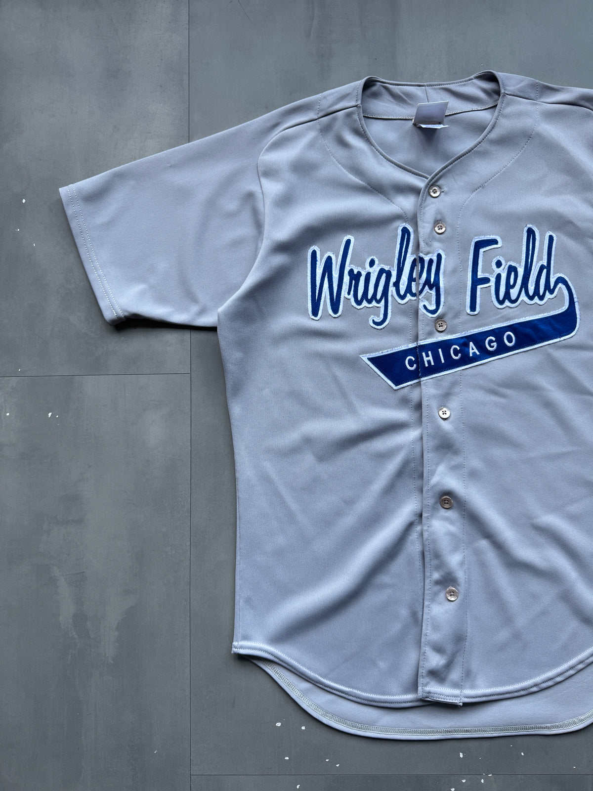 VINTAGE RAWLINGS MLB WRIGLEY FIELD CHICAGO CUBS JERSEY - L