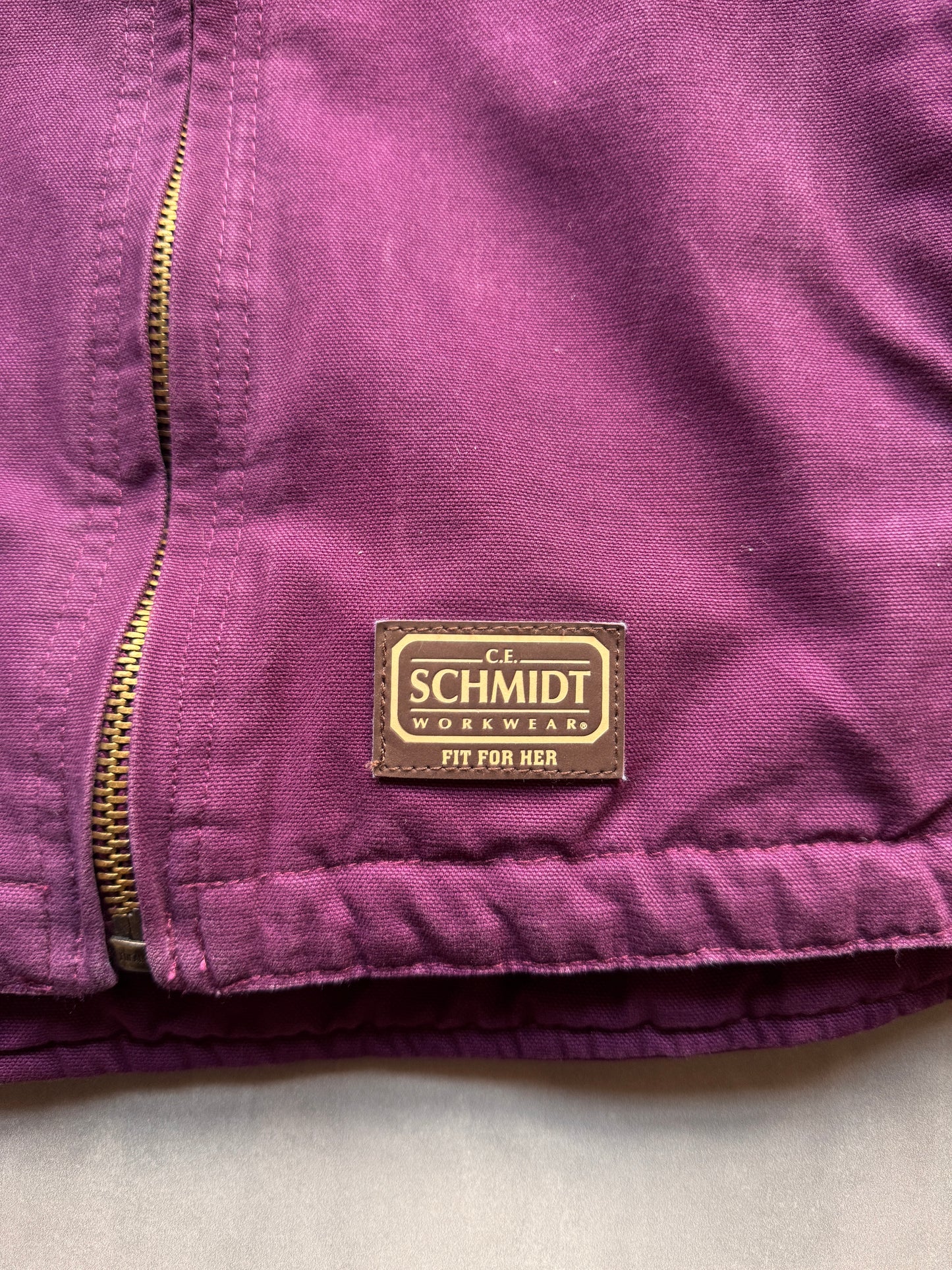 VINTAGE LILAC SHERPA LINED ACTIVE JACKET - M