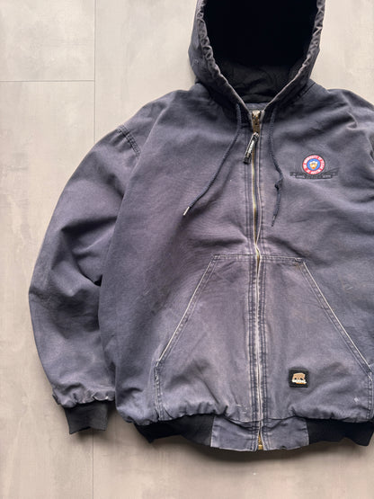 VINTAGE BERNE FADED BLUE ACTIVE JACKET - L