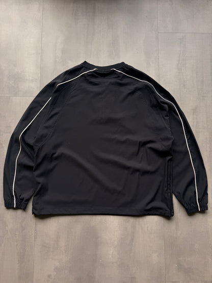 VINTAGE UNDERARMOUR BLACK WINDBREAKER - XL