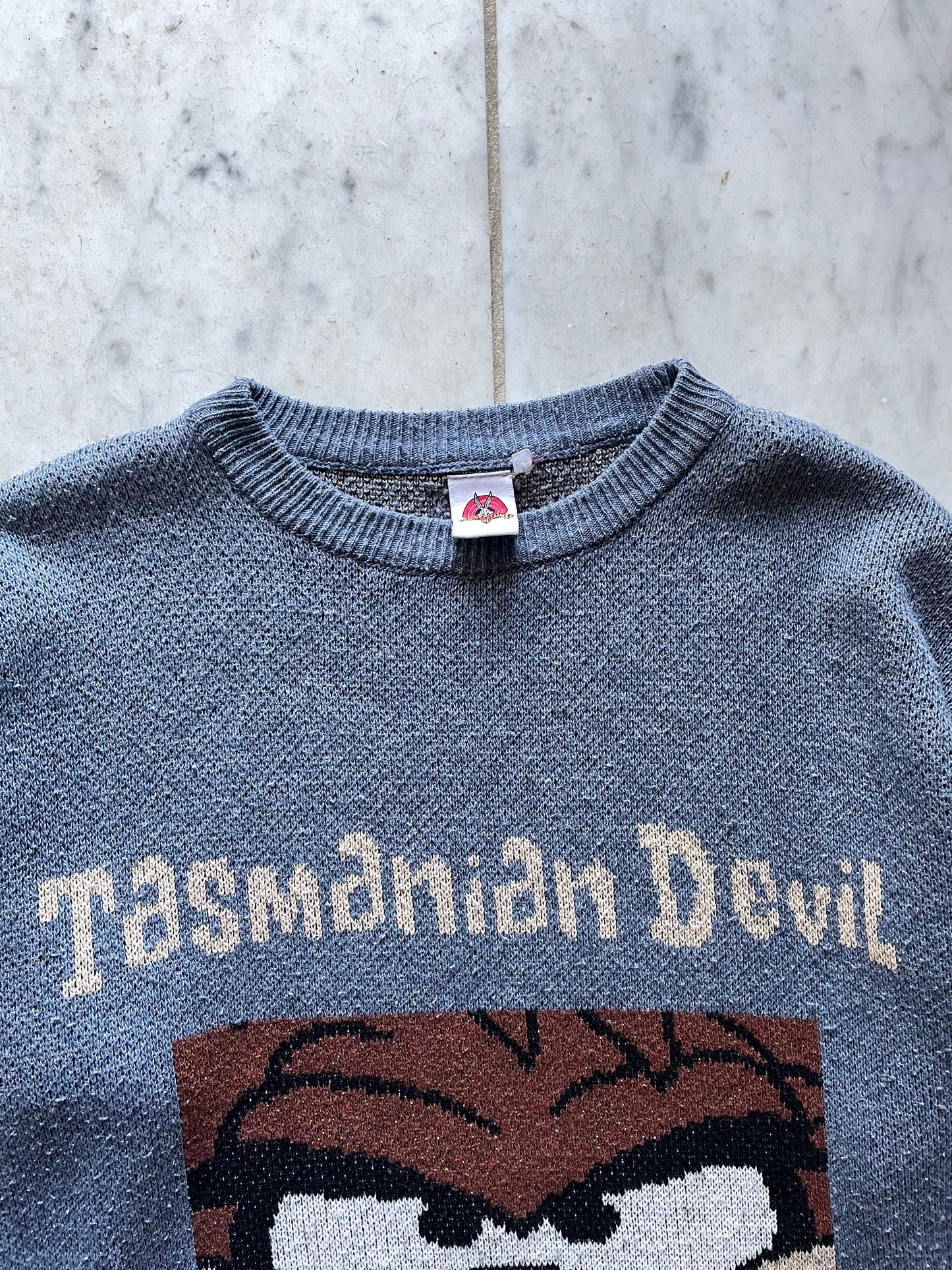 LOONEY TUNES TASMANIAN DEVIL KNIT JUMPER - XLARGE