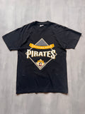 VINTAGE CHAMPION MLB PITTSBURGH PIRATES '91 BLACK TEE - M