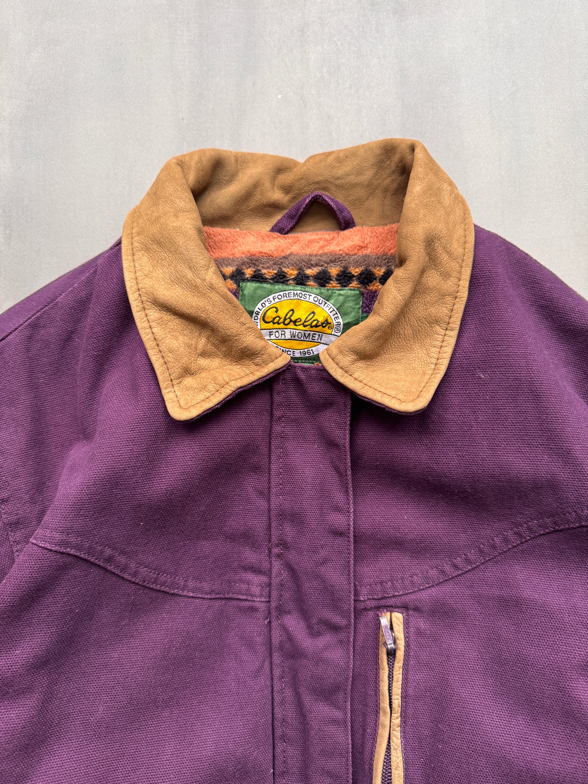 VINTAGE CABELA'S LILAC ARCTIC JACKET - S