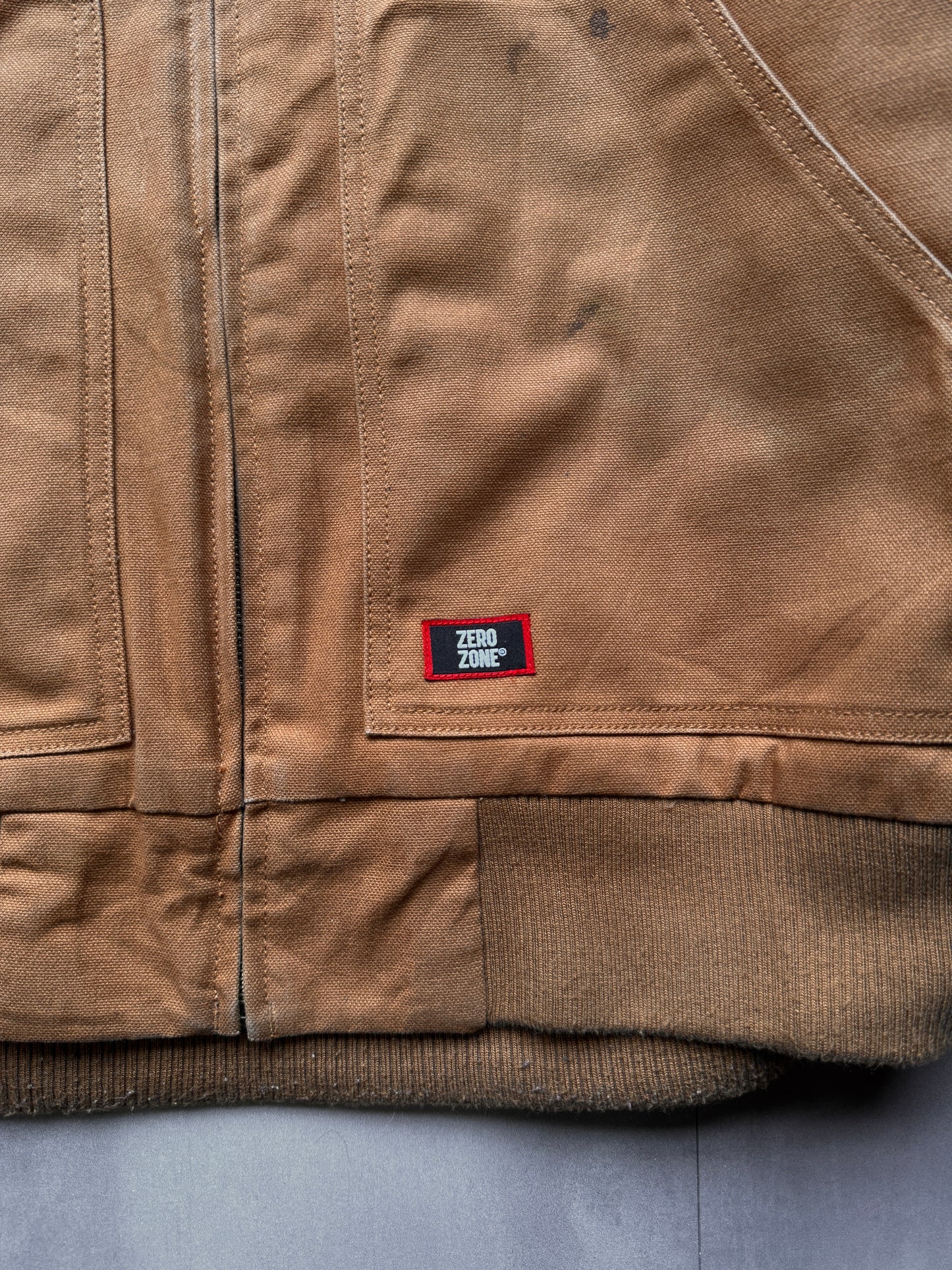 VINTAGE ZERO ZONE TAN ACTIVE JACKET - XLARGE/XXLARGE