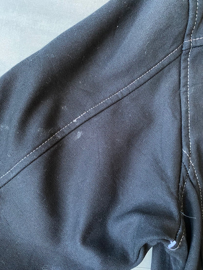 VINTAGE TOUGH DUCK FLEECE LINED WORK JACKET - L