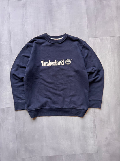 VINTAGE TIMBERLAND NAVY SWEATER - SMALL